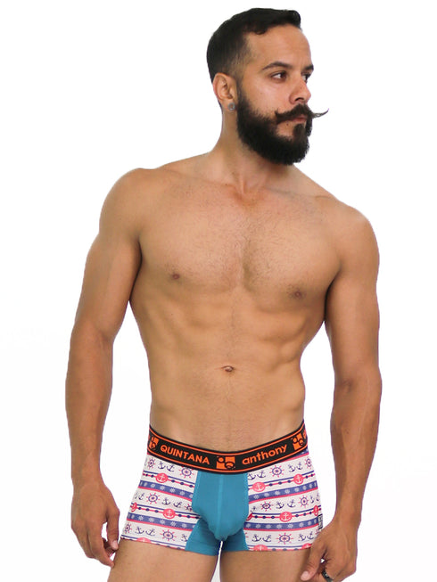 Men's AQ Trunk Men's Hybrid Collection Boxer Briefs Trunk-up Hot Pants – 3-Pack